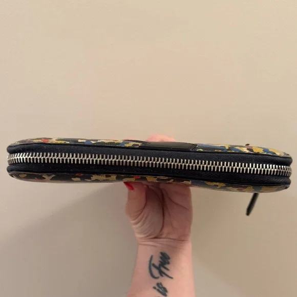 *RARE* Fendi Monster Camouflage Zippy Long Wallet - Picture 4 of 9